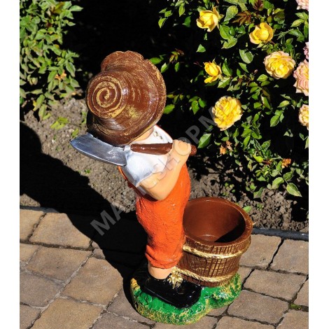 Садовая фигурка Cera Помощник (цветочник)